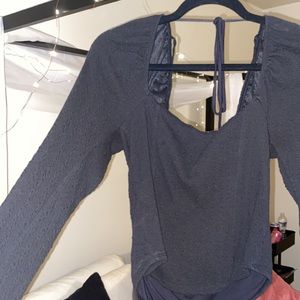 Free people milkmaid blouse size L